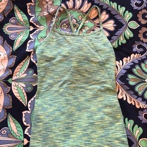 Ivivva Power Y Tank Top Green/Blue size 10
